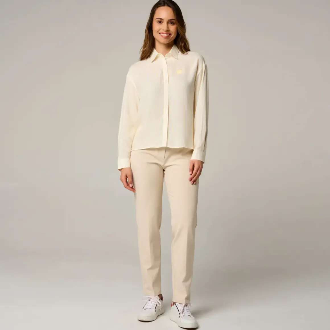Roland-Garros Polos & Shirts|woman Heritage Shirt - White