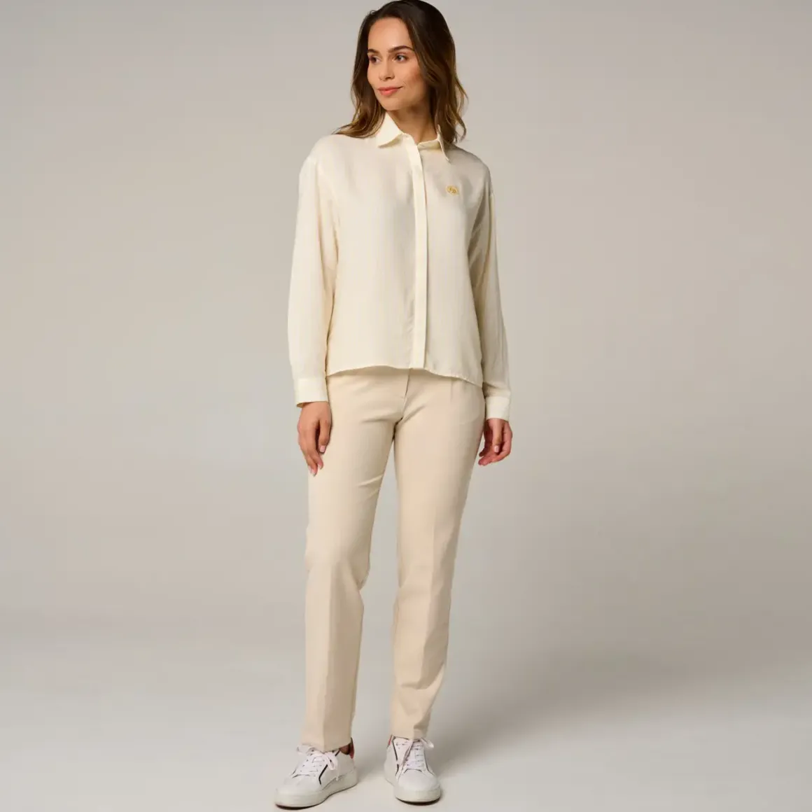 Roland-Garros Polos & Shirts|woman Heritage Shirt - White