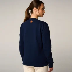 Roland-Garros Hoodies & Sweatshirts|woman Logo Sweatshirt - Navy