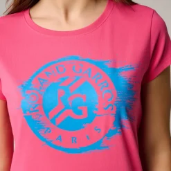 Roland-Garros T-shirts & Tank Tops|woman logo t-shirt - White