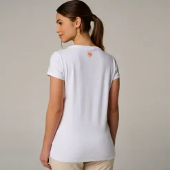 Roland-Garros T-shirts & Tank Tops|woman logo t-shirt - White