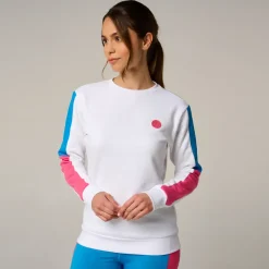 Roland-Garros Hoodies & Sweatshirts|woman Pop Energy Sweatshirt - Blue and Pink