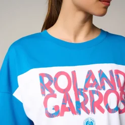 Roland-Garros T-shirts & Tank Tops|woman Pop Energy T-Shirt - Blue and Pink