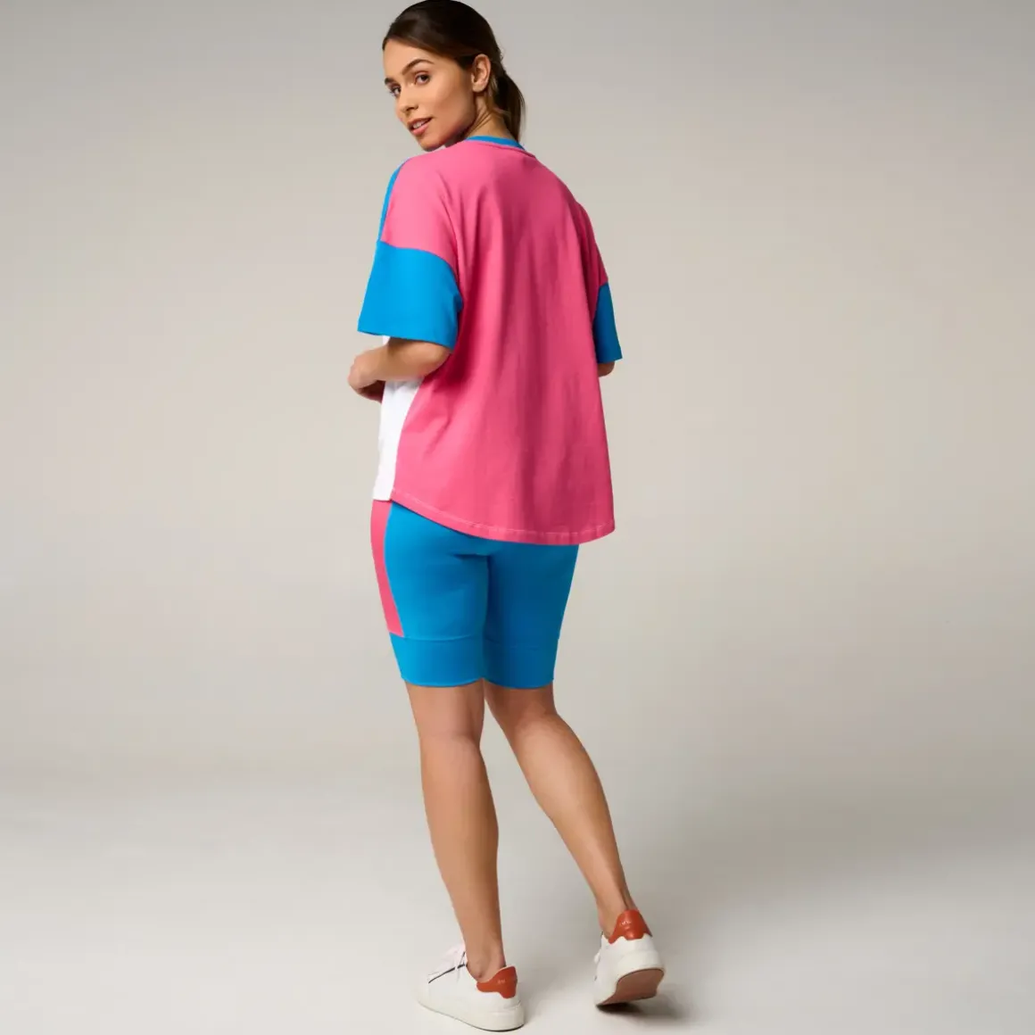 Roland-Garros T-shirts & Tank Tops|woman Pop Energy T-Shirt - Blue and Pink