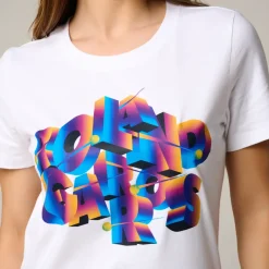 Roland-Garros T-shirts & Tank Tops|woman Signature T-Shirt - White