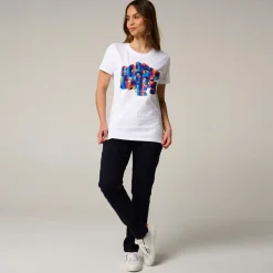 Roland-Garros T-shirts & Tank Tops|woman Signature T-Shirt - White