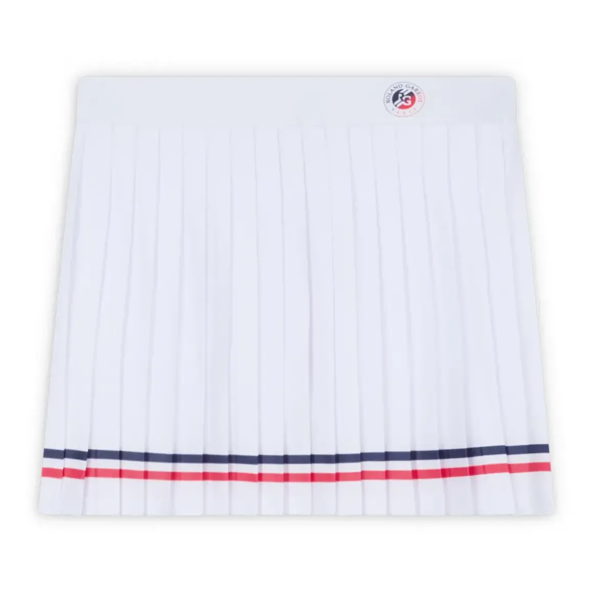 Roland-Garros Skirts, Dresses & Trousers|woman Tricolore Skirt - White