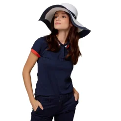 Roland-Garros Caps & Hats|Caps & Hats|woman's tricolor paper wide-brimmed hat - White