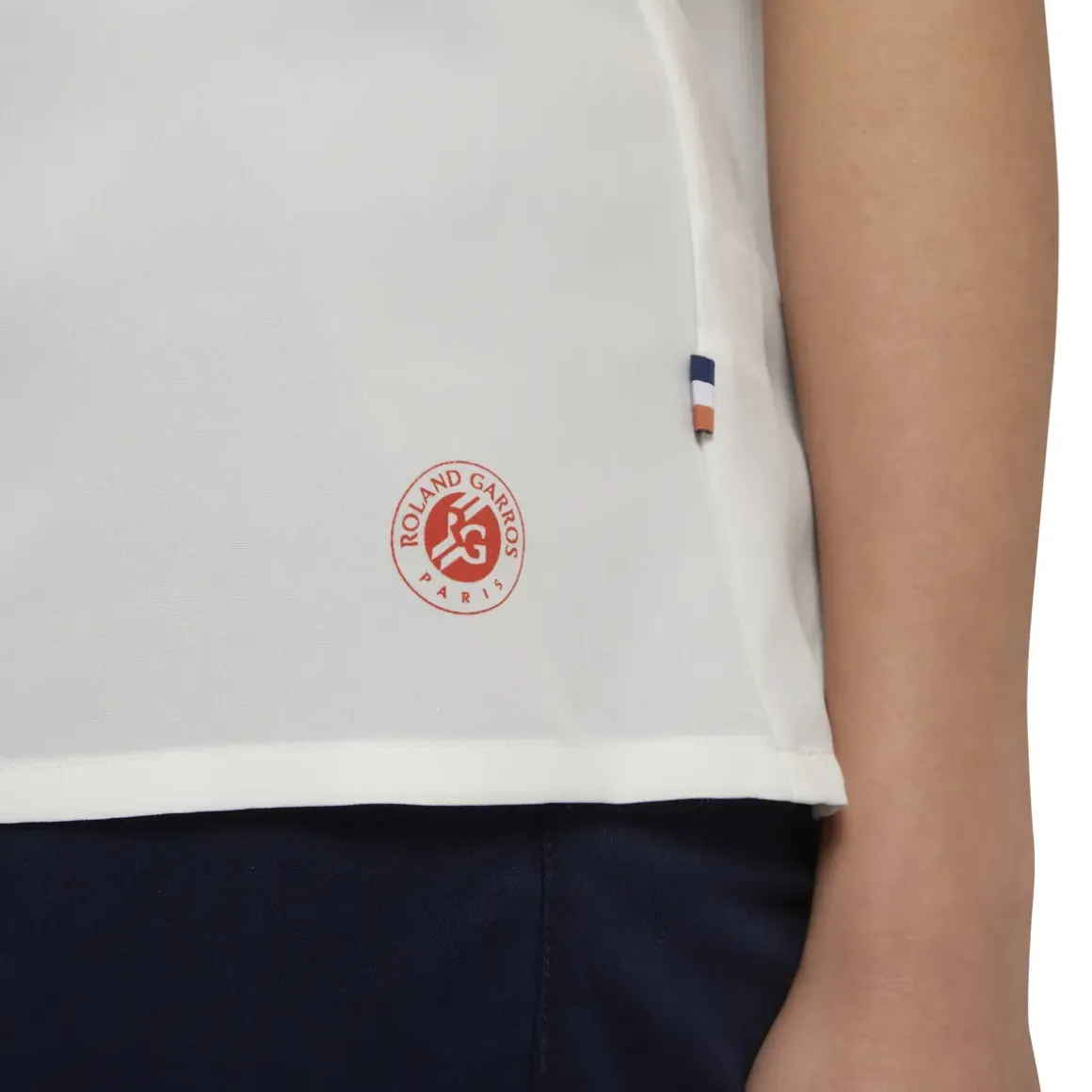 Roland-Garros Polos & Shirts|women's blouse - off-white