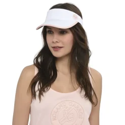 Roland-Garros Caps & Hats|women's tennis visor cap - white