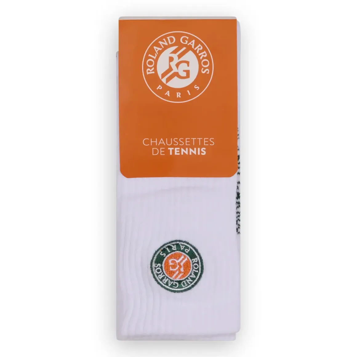 Roland-Garros Shoes & Socks|Women Shoes|Set of 2 Pairs of High Logo Socks - White