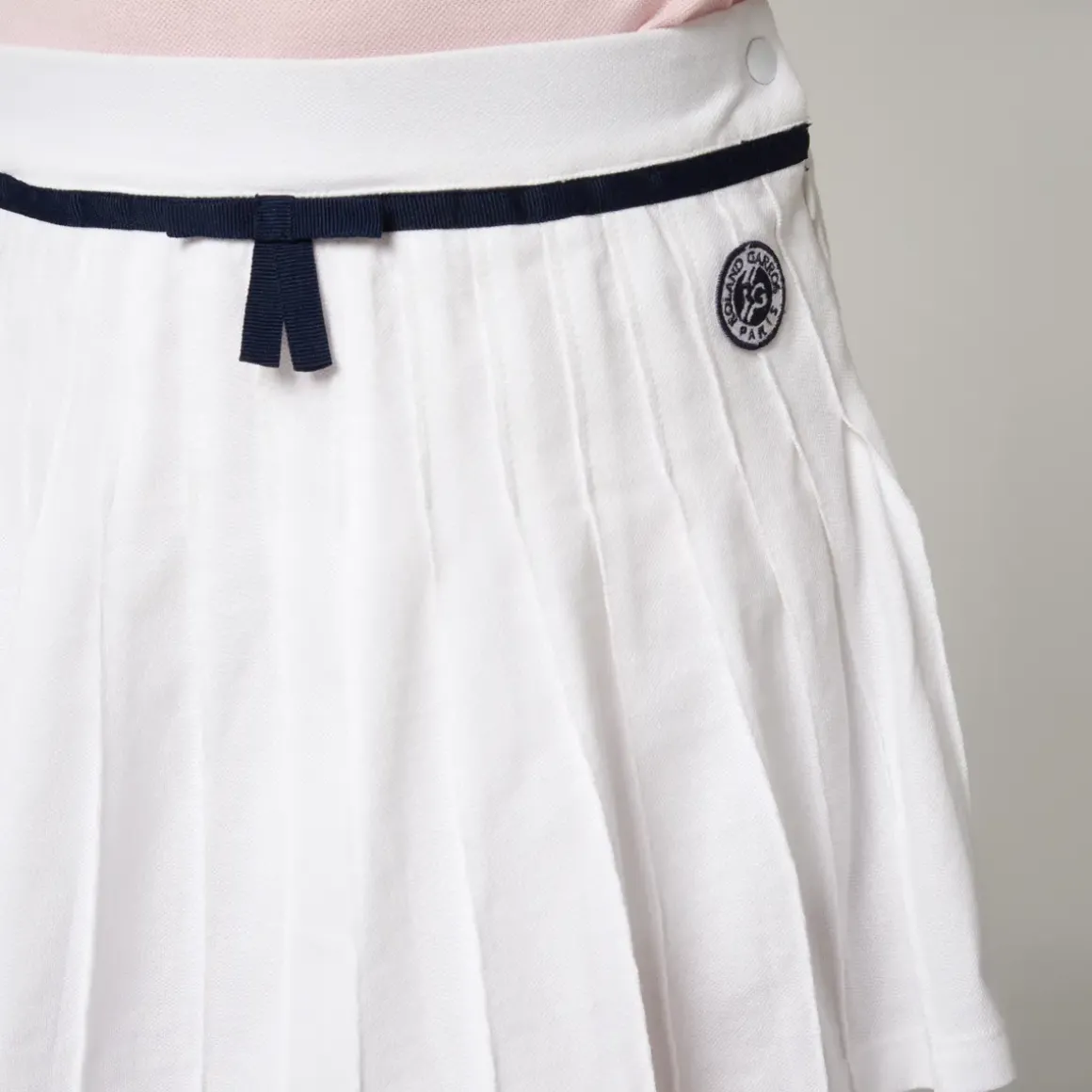 Roland-Garros Girls Outfit|Skirt-short Roland Garros ecru