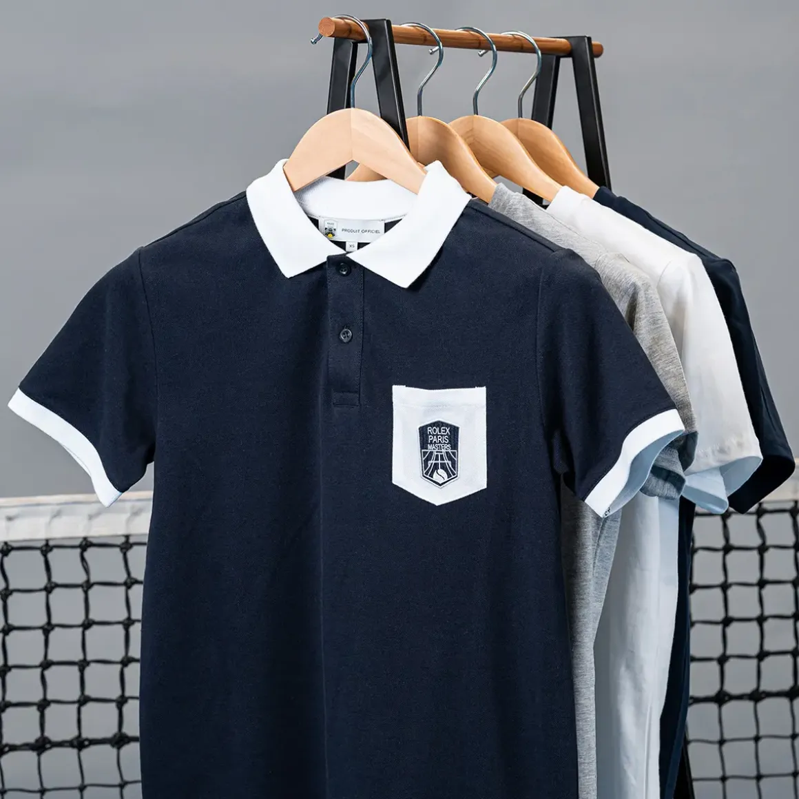 Roland-Garros Polos & Shirts|Polos|Unisex Rolex Paris Masters Polo - Navy