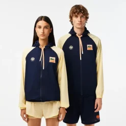 Roland-Garros Ball Boys Outfits|Hoodies & Sweatshirts|Unisex zip-up sweat Lacoste ball boy for Roland Garros - Navy Beige