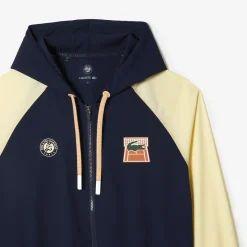 Roland-Garros Ball Boys Outfits|Hoodies & Sweatshirts|Unisex zip-up sweat Lacoste ball boy for Roland Garros - Navy Beige