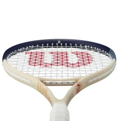 Roland-Garros Tennis Racket|Tennis Rackets|Wilson x Triumph Racquet - Ecru and Navy