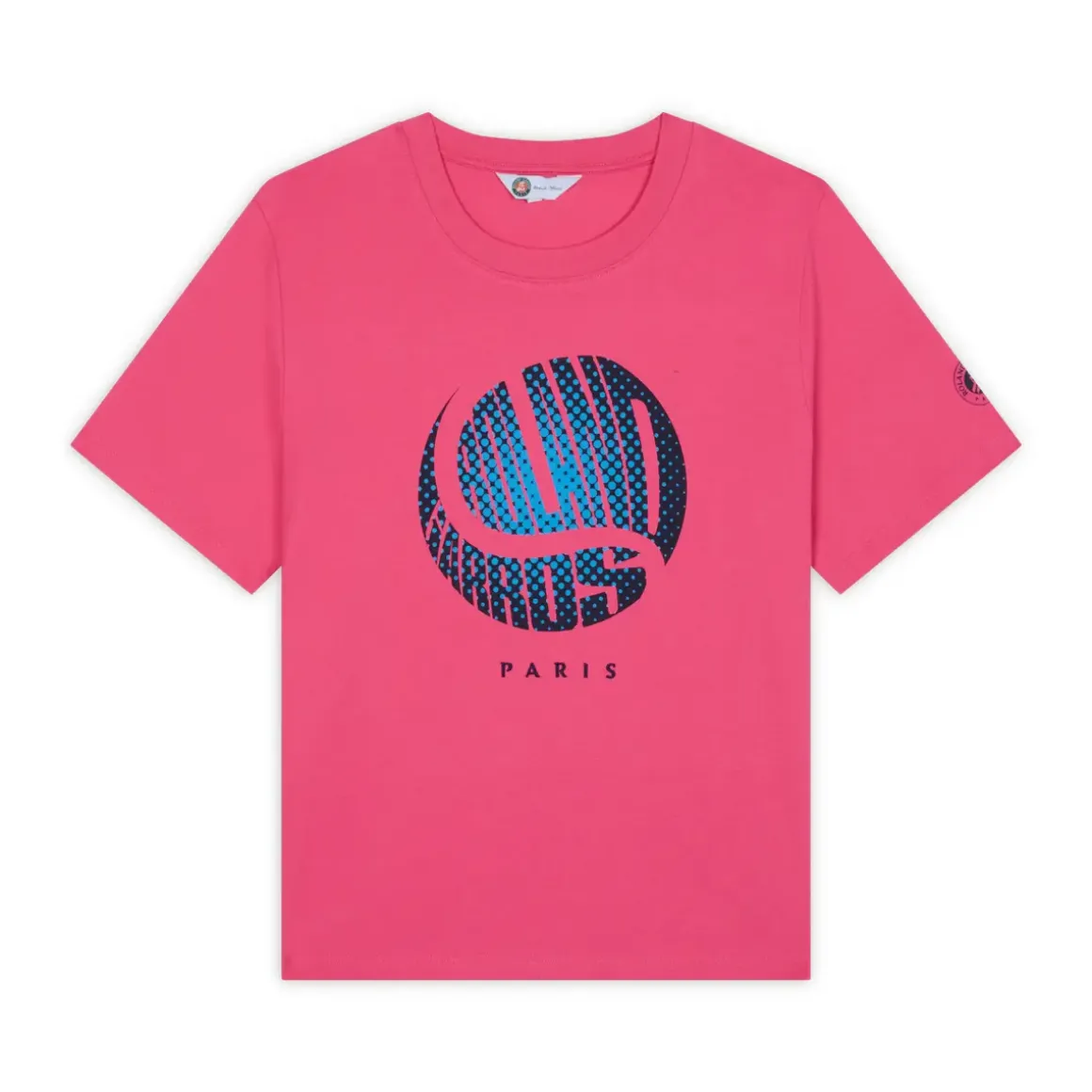 Roland-Garros T-shirts & Tank Tops|Woman Ball crop t-shirt - Pink