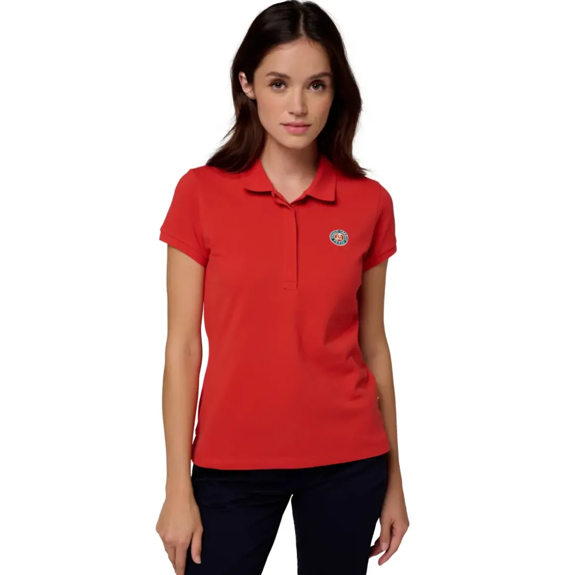 Roland-Garros Polos & Shirts|Woman Basic Polo - Clay
