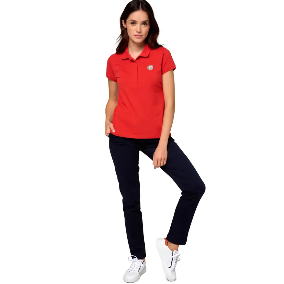 Roland-Garros Polos & Shirts|Woman Basic Polo - Clay