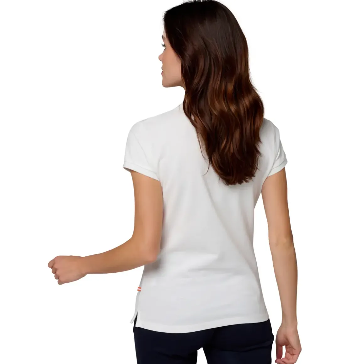 Roland-Garros Polos & Shirts|Woman Basic Polo - Ecru